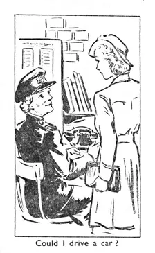 Could I drive a car? 1940