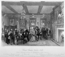 Council chamber of Vintners Hall, City of London, 1842. Artist: E Radclyffe