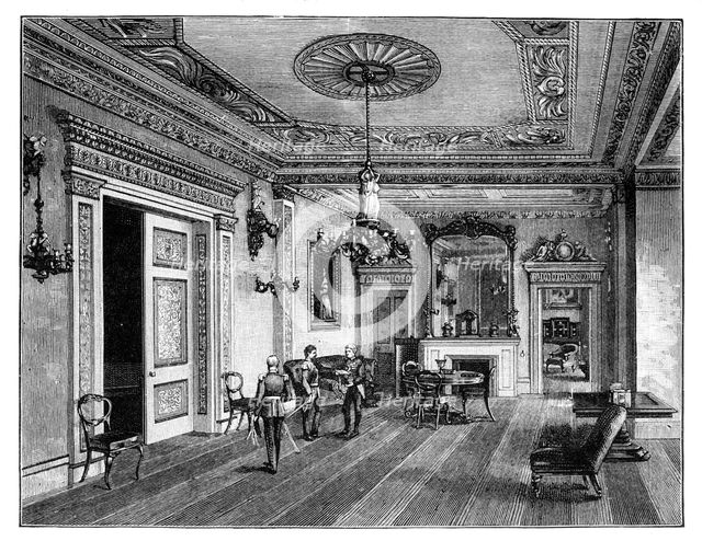 Council Chamber, Osborne House. Artist: Unknown