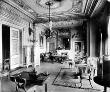 Council Chamber, Osborne House, Isle of Wight, 1880s. Artist: A Newton