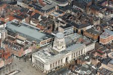 Council House, offices and shopping arcade, City of Nottingham, 2021. Creator: Damian Grady