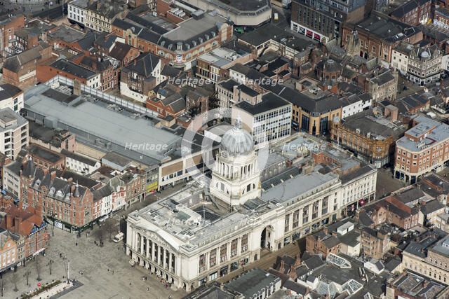 Council House, offices and shopping arcade, City of Nottingham, 2021. Creator: Damian Grady.