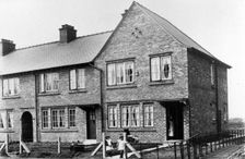 Council house on the Tang Hall Estate, York, Yorkshire, 1935
