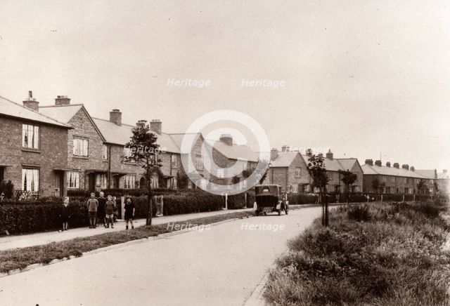 Council houses on Kingsway North, York, Yorkshire, 1938. Artist: Unknown