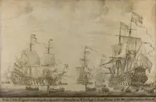 "Council of War aboard ""The Seven Provinces"", the Flagship of Michiel Adriaensz de Ruyter, 10 June Creator: Willem van de Velde I