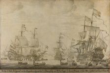"Council of War aboard ""The Seven Provinces"", the Flagship of Michiel Adriaensz de Ruyter, 10 June Creator: Willem van de Velde I