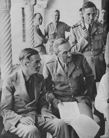 Council of War in Algiers: Mr Churchill with his Captains 1943