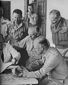 Council of War in Algiers: Mr Churchill with his Captains 1943