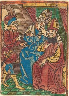 Council of High Priests, c. 1490. Creator: Unknown