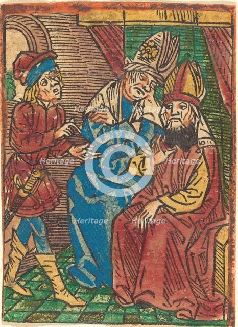 Council of High Priests, c. 1490. Creator: Unknown.