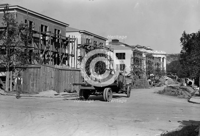 Council of National Defense Headquarters Under Construction, 1917. Creator: Harris & Ewing.