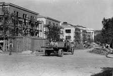 Council of National Defense Headquarters Under Construction, 1917. Creator: Harris & Ewing