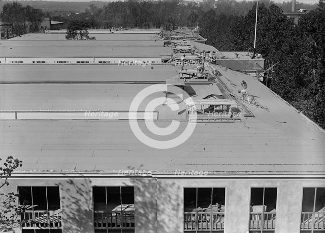 Council of National Defense Headquarters Under Construction, 1917. Creator: Harris & Ewing.