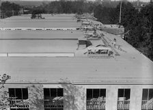 Council of National Defense Headquarters Under Construction, 1917. Creator: Harris & Ewing