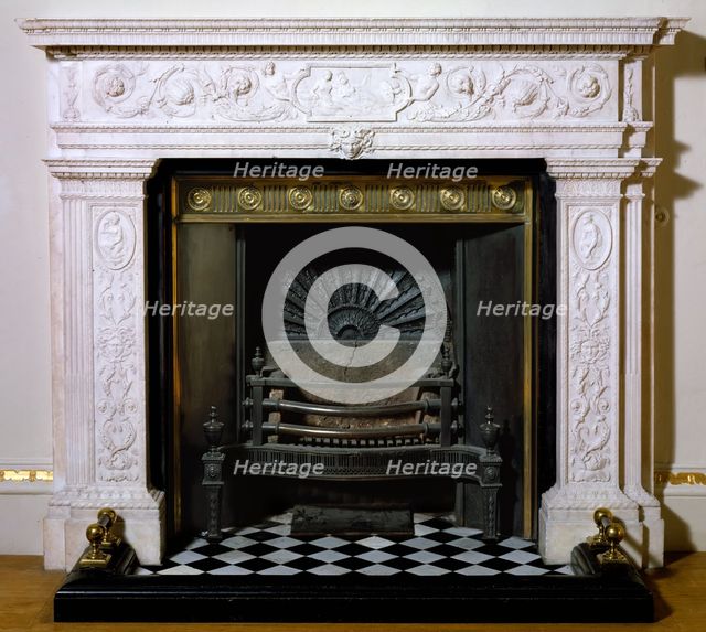 Council Room Fireplace, 1780-1786? Creator: Joseph Wilton.