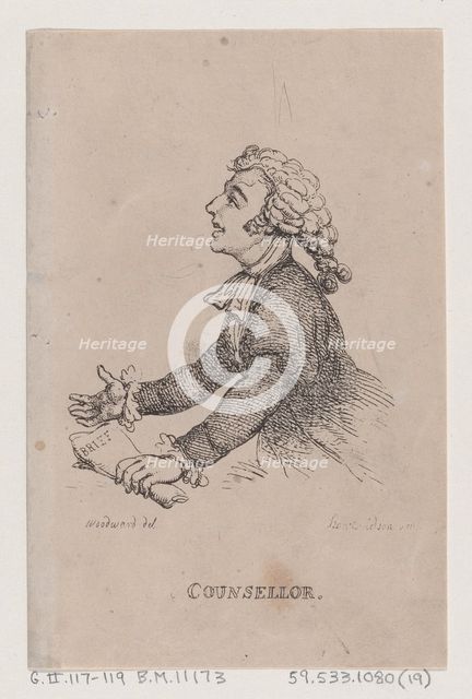 Counsellor, 1808., 1808. Creator: Thomas Rowlandson.