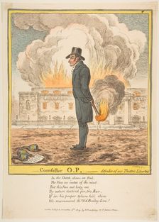 Counsellor O.P.-Defender of our Theatric Liberties, December 5, 1809. Creator: James Gillray