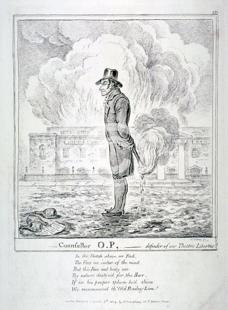 'Counsellor OP - Defender of our Theatric Liberties', 1809. Artist: James Gillray