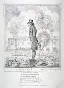 Counsellor OP - Defender of our Theatric Liberties 1809. Artist: James Gillray