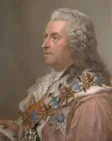 Count Carl Gustaf Tessin - pendant, 1761. Creator: Gustaf Lundberg