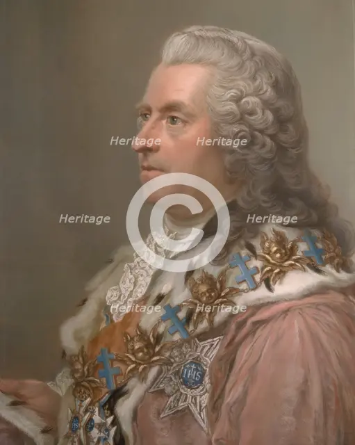 Count Carl Gustaf Tessin - pendant, 1761. Creator: Gustaf Lundberg.