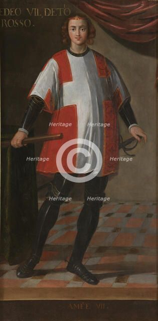 Count Amadeus VII of Savoy (1360-1391). Artist: Anonymous 