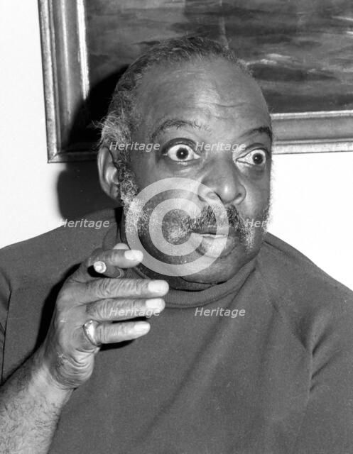 Count Basie, Churchill Hotel, London, 1973.   Artist: Brian O'Connor.