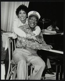 Count Basie and Lena Horne at the Grosvenor House Hotel, London, 1979. Creator: Denis Williams