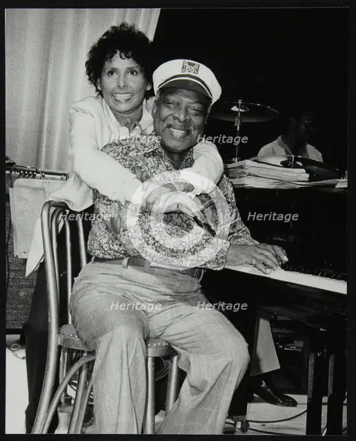 Count Basie and Lena Horne at the Grosvenor House Hotel, London, 1979. Creator: Denis Williams.