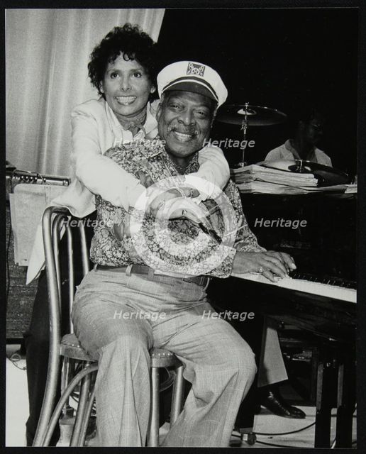 Count Basie and Lena Horne at the Grosvenor House Hotel, London, 1979. Creator: Denis Williams.