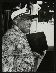 Count Basie at the Grosvenor House Hotel, London, 1979. Creator: Denis Williams
