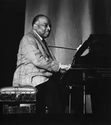 Count Basie on stage, 1960s. Creator: Brian Foskett