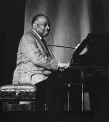 Count Basie on stage, 1960s. Creator: Brian Foskett