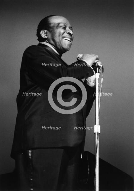 Count Basie on stage, 1970s. Creator: Brian Foskett.