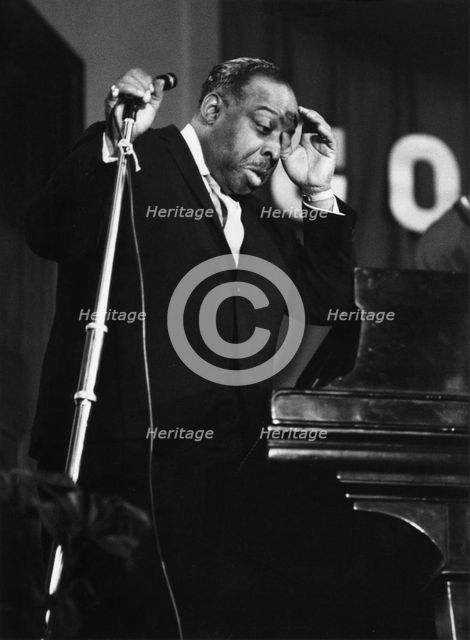 Count Basie on stage, Chatham, Kent, 1967. Creator: Brian Foskett.