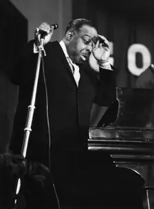 Count Basie on stage, Chatham, Kent, 1967. Creator: Brian Foskett