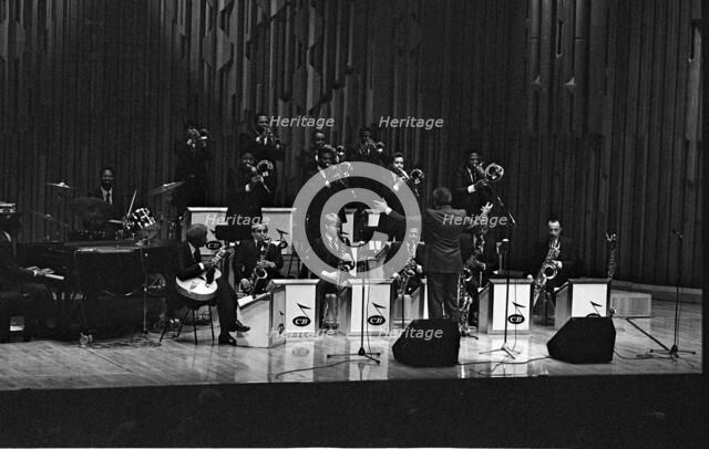 Count Basie Orchestra and Frank Foster, Barbican, London, 1986.   Artist: Brian O'Connor.