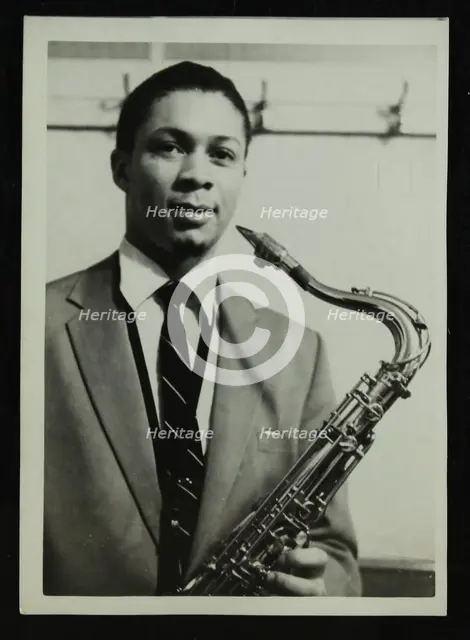 Count Basie Orchestra saxophonist Frank Foster, c1950s. Creator: Denis Williams.