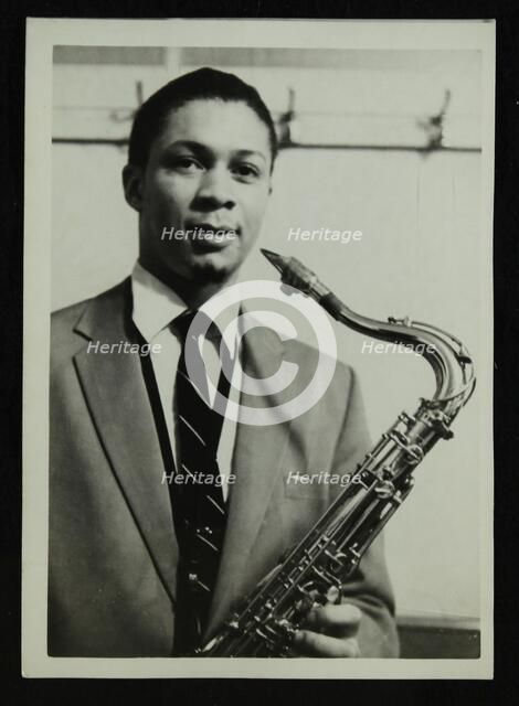 Count Basie Orchestra saxophonist Frank Foster, c1950s. Artist: Denis Williams