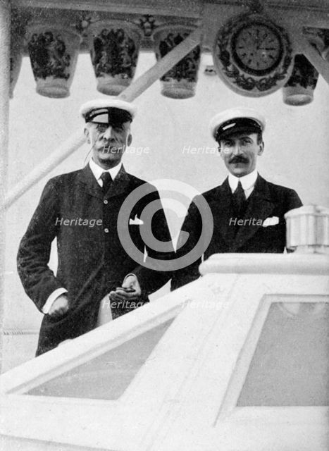Count Benckendorff and Lord Errington, 1908.Artist: Queen Alexandra