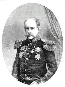 Count Gyldenstolpe, Grand Marshal of Sweden, 1860. Creator: Unknown