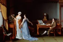 Count de la Forest with his Wife and Daughter 1804. Artist: Andre Vincent Francois