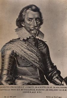 Count Ernst von Mansfeld, German general of the Thirty Years War, 17th century (1894). Artist: Robert van Voerst