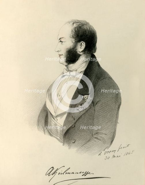 'Count Kielmansegg', 1845. Creator: Richard James Lane.