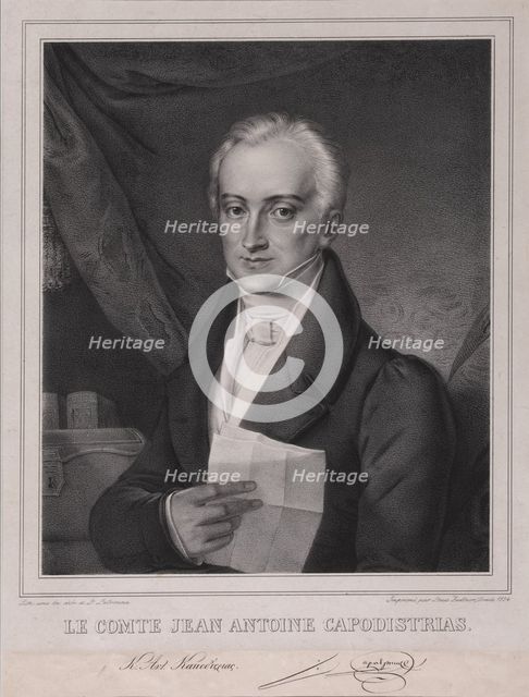 Count Ioannis Antonios Kapodistrias (1776-1831), 1834.