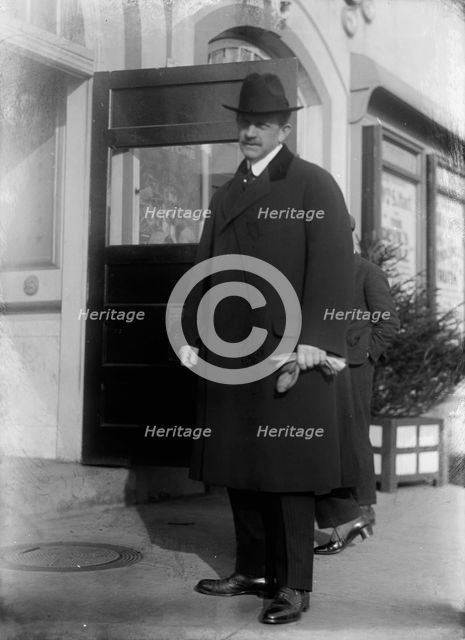Count J.H. Von Bernstorff, Ambassador From Germany - War Picture, Germany, 1917. Creator: Harris & Ewing.