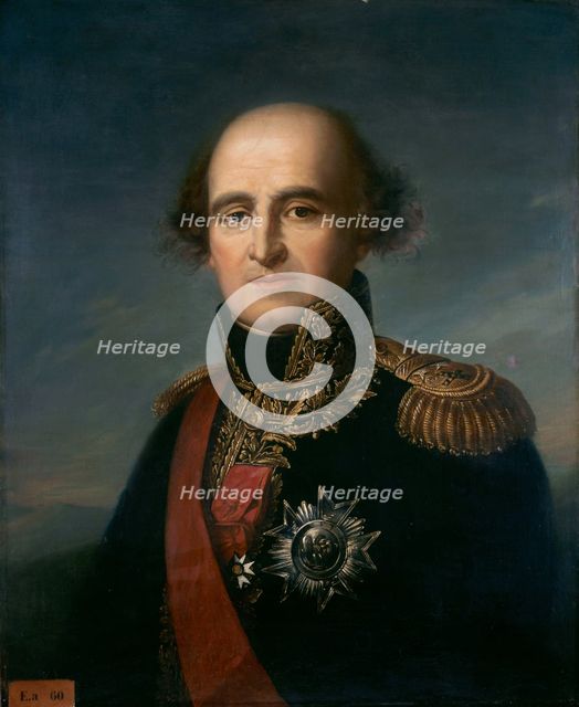 Count Jean-Mathieu Sérurier (1742-1819), Marshal of the Empire, 1834. Creator: Laneuville, Jean-Louis (1748-1826).