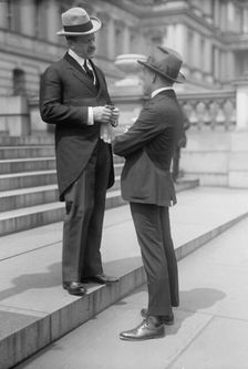 Count J.H. Von Bernstorff, Ambassador From Germany - Left, 1917. Creator: Harris & Ewing