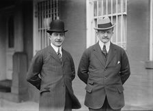 Count J.H. Von Bernstorff, Ambassador From Germany, with Baron Sudenhorst Von Zwiedinek, 1914. Creator: Harris & Ewing