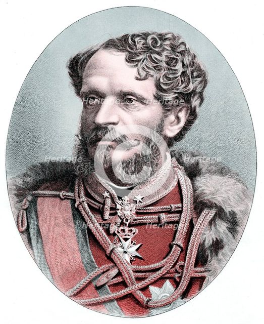 Count Julius Andrassy (1823-1890), Hungarian statesman, c1880. Artist: Unknown